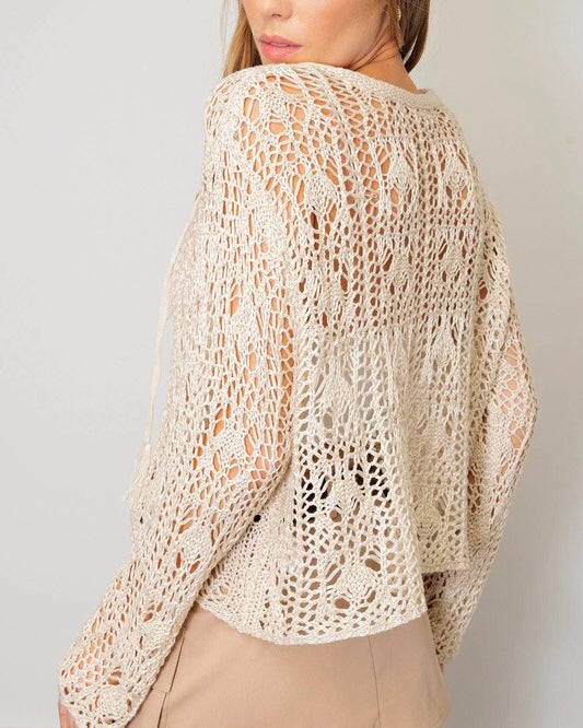 Natural Crochet Over Top