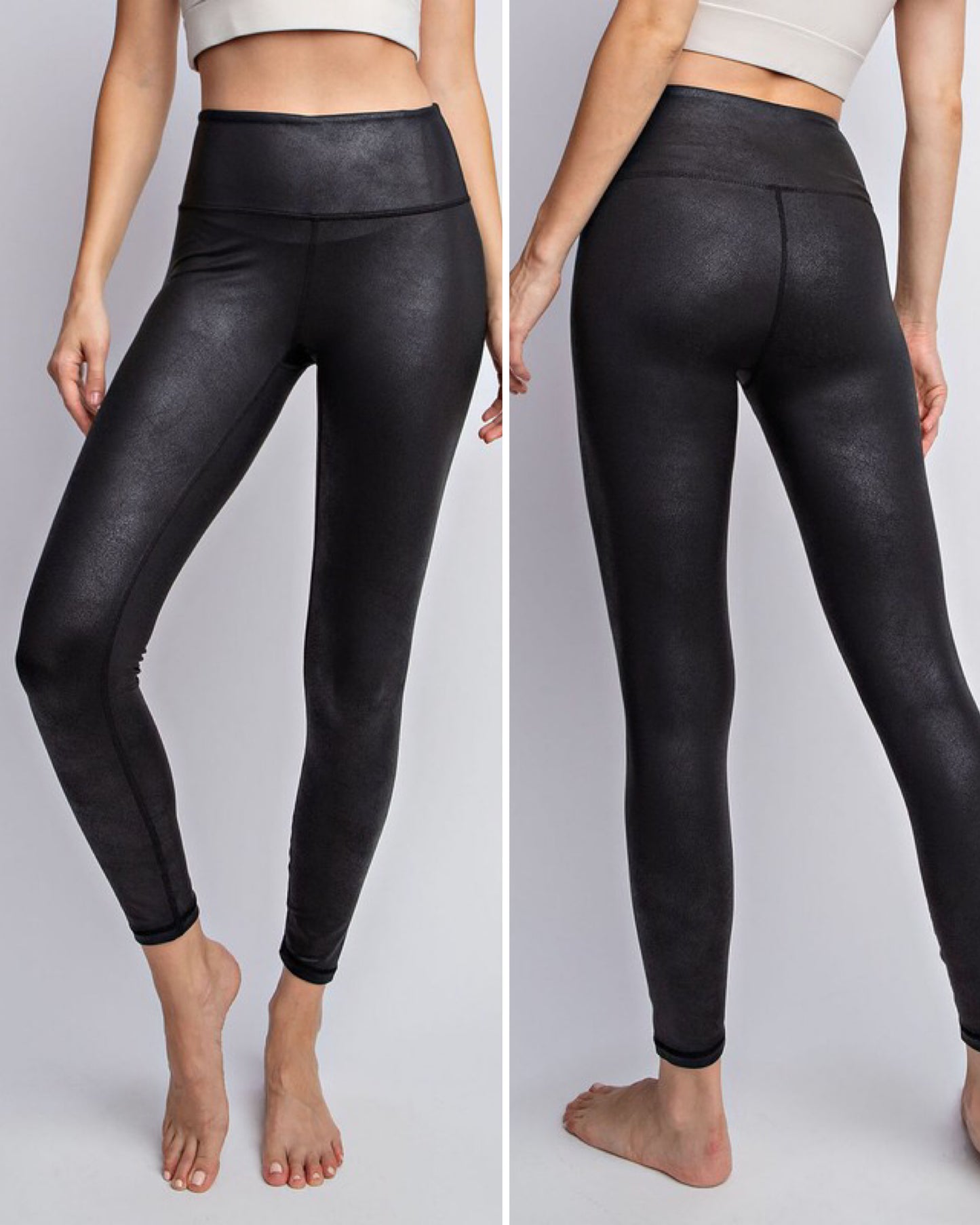 Faux Leather Look Leggings