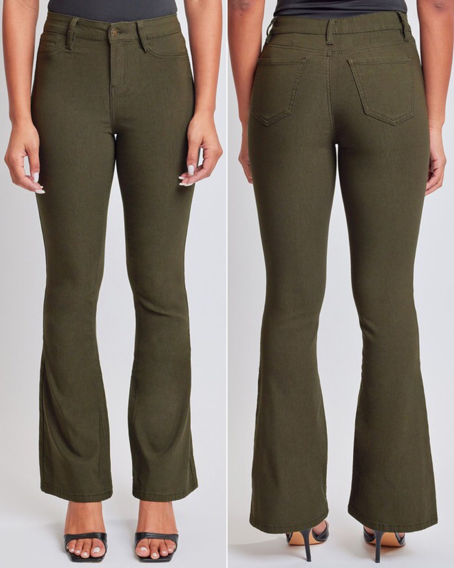 YMI Hyperstretch High Rise Flares