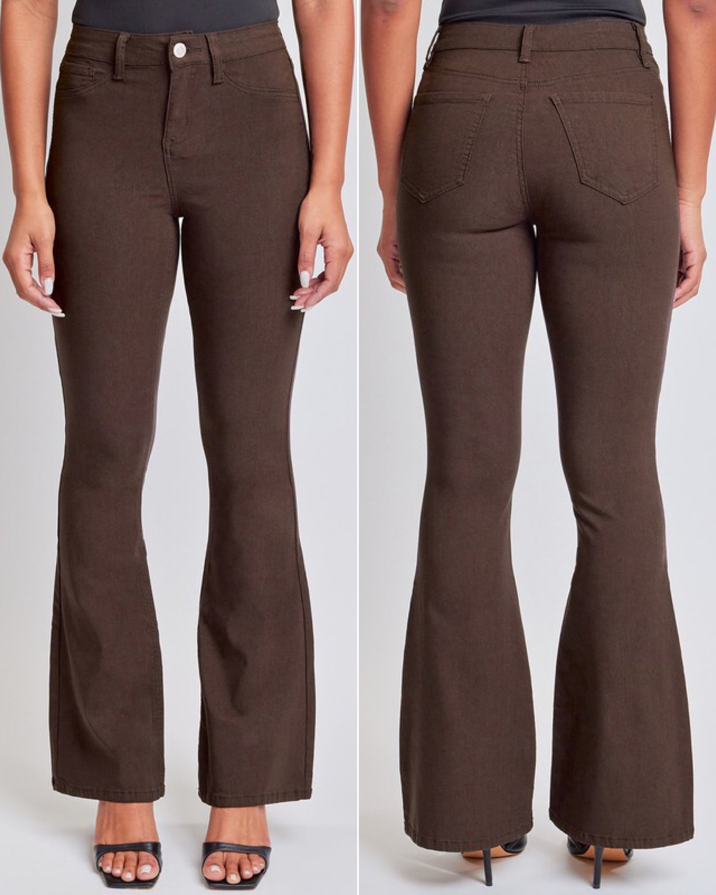 YMI Hyperstretch High Rise Flares