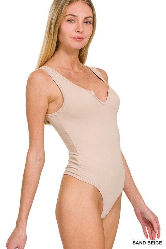 Butter Brushed Notch Bodysuit